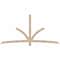 Ekena Millwork Davenport Smooth Timber Gable Bracket, Douglas Fir, 96"W x 48"H x 1 1/2"D x 3 1/2"F, 12/12 Pitch GBW096X48X0204DAV00SDF - alternate 1